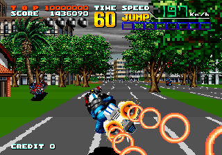 A.B. Cop — in-game arcade screenshot