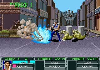 Alien Storm (bootleg) Arcade gameplay screenshot