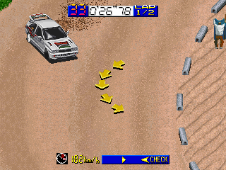Backfire! — in-game arcade screenshot