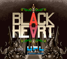 Black Heart — title screen