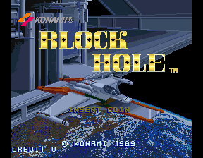 Block Hole — title screen