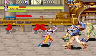 Captain Commando Arcade — in-game arcade screenshot