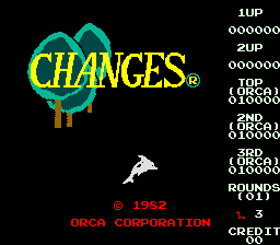 Changes — title screen
