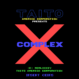 Complex X — title screen