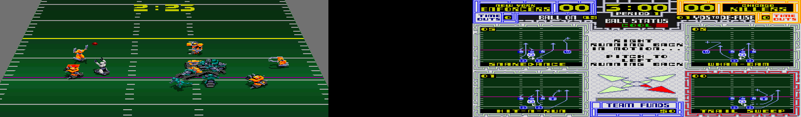 Cyberball Arcade gameplay screenshot