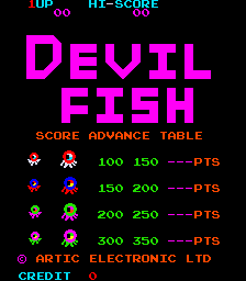 Devil Fish — title screen
