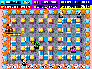 Dynablaster — in-game arcade screenshot