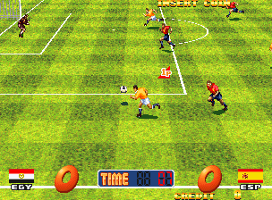 Grand Striker 2 — in-game arcade screenshot