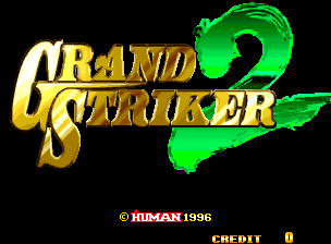 Grand Striker 2 — title screen