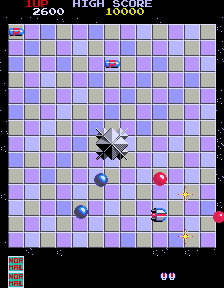 Motos — in-game arcade screenshot