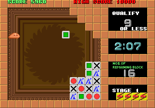 Plotting — in-game arcade screenshot
