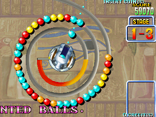 Puzz Loop — in-game arcade screenshot
