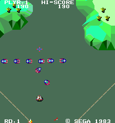 Regulus — in-game arcade screenshot
