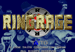 Ring Rage — title screen