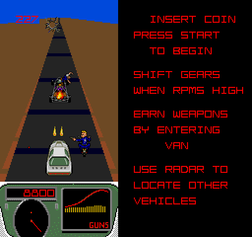 Spy Hunter II gameplay screenshot