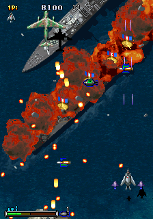 Strikers 1945 III (World) / Strikers 1999 — in-game arcade screenshot