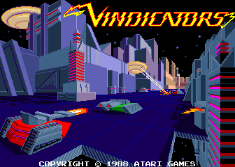 Vindicators — title screen