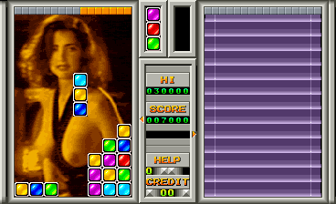 Zero Zone — in-game arcade screenshot