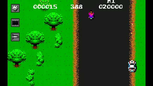 2 Games in One! - Spy Hunter + Super Sprint gameplay screenshot