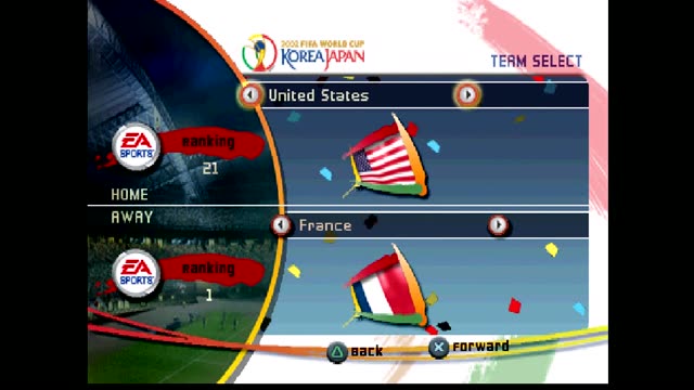 2002 FIFA World Cup gameplay screenshot