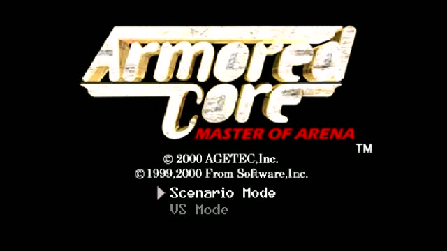 Armored Core - Master of Arena gameplay screenshot