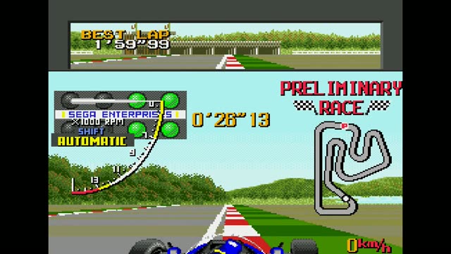 Ayrton Senna's Super Monaco Gp Ii gameplay screenshot