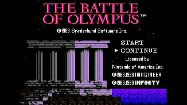 Battle of Olympus, The gameplay screenshot