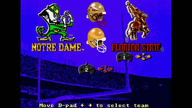 Bill Walsh College Football 95 gameplay screenshot