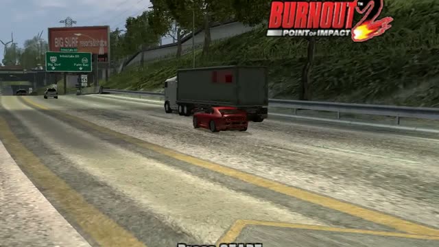 Burnout 2: Point of Impact gameplay screenshot
