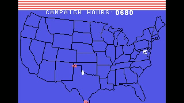 Campaign '84 gameplay screenshot