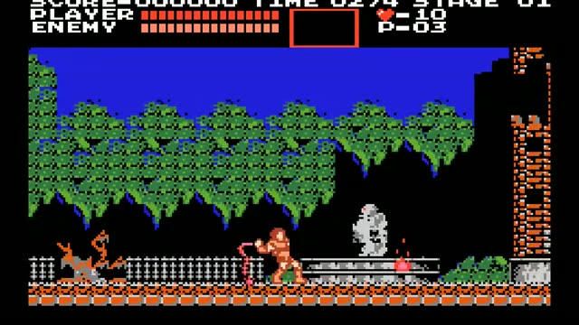 Classic NES Series - Castlevania gameplay screenshot