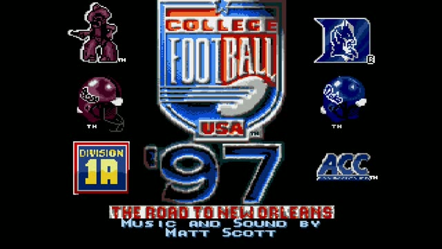 College Football USA 97 gameplay screenshot