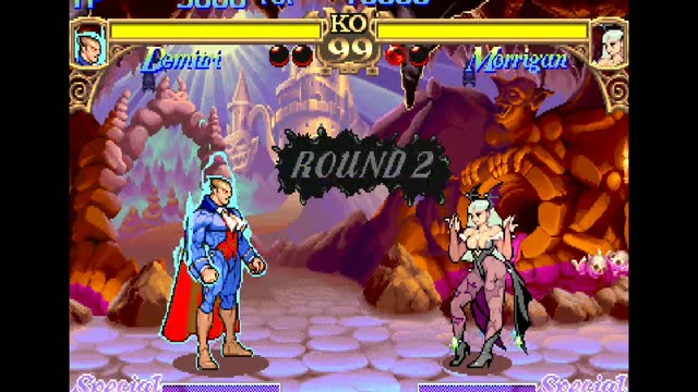 Darkstalkers: The Night Warriors gameplay screenshot