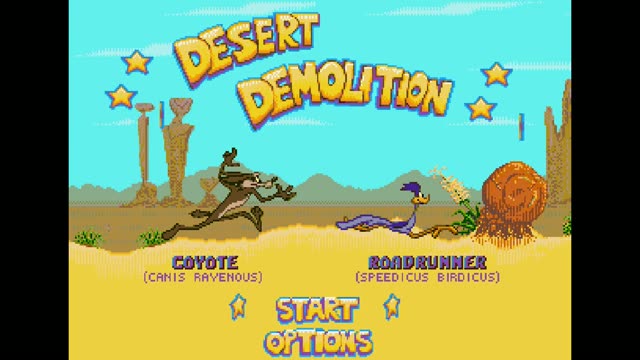 Desert Demolition, Starring Road Runner and Wile E. Coyote gameplay screenshot