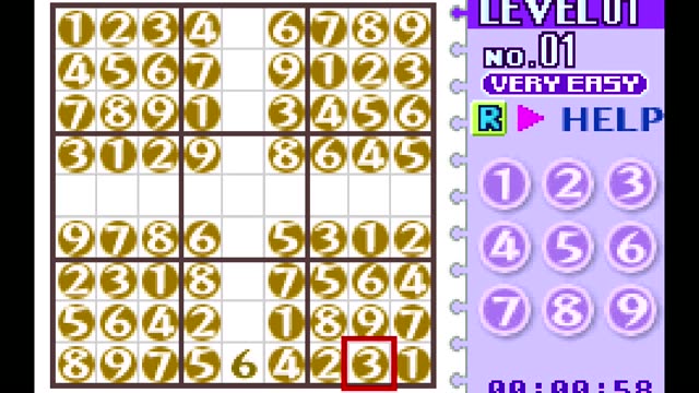 Dr. Sudoku gameplay screenshot