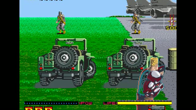 Dynamite Duke Arcade gameplay screenshot