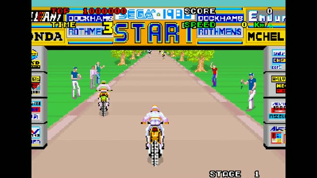 Enduro Racer gameplay screenshot