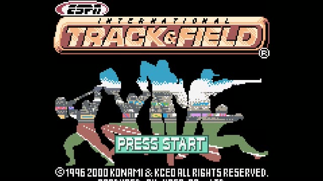 ESPN International Track & Field gameplay screenshot