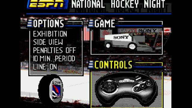 Espn National Hockey Night gameplay screenshot