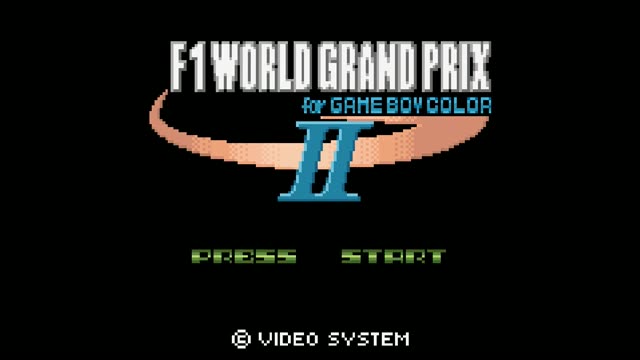 F1 World Grand Prix II for Game Boy Color gameplay screenshot