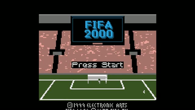 Fifa 2000 gameplay screenshot
