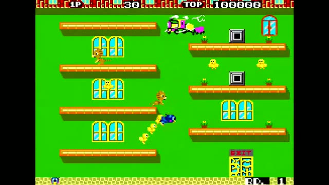 Flicky gameplay screenshot
