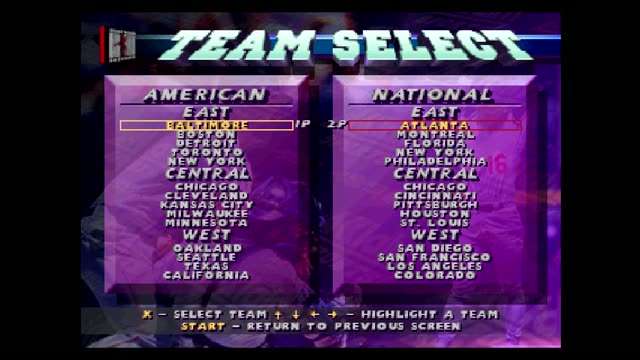 Frank Thomas Big Hurt Baseball gameplay screenshot