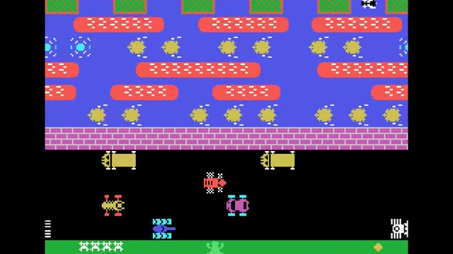 Frogger gameplay screenshot