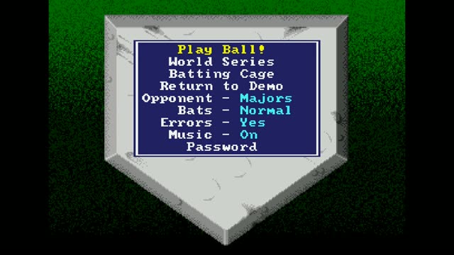 Hardball! gameplay screenshot