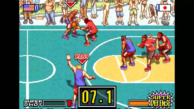 Hoops '96 gameplay screenshot
