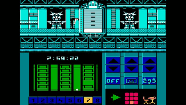 Impossible Mission II gameplay screenshot
