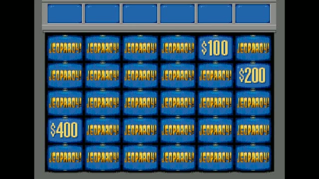 Jeopardy! gameplay screenshot