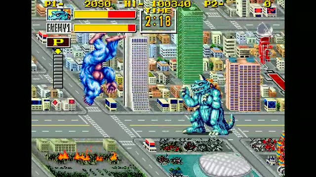 King of the Monsters Arcade gameplay screenshot