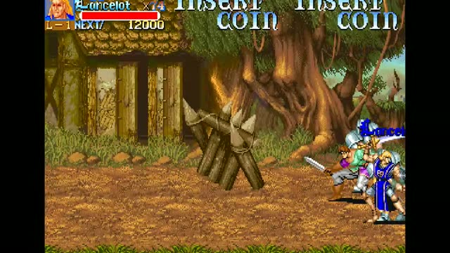 Knights of the Round Arcade gameplay screenshot